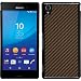 Produktbild PhoneNatic Case für Sony Xperia M4 Aqua Hülle bronze Carbonoptik Hard-case + 2 Schutzfolien