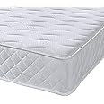 eXtreme comfort ltd The Diamond Wave Comfortable Conventional 9" Deep Spring Mattress From 4ft by 6ft3 Small Double (Three Quarter)