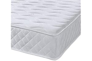 eXtreme comfort ltd The Diamond Wave Comfortable Conventional 9" Deep Spring Mattress From 4ft by 6ft3 Small Double (Three Quarter)