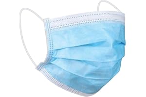 PAIDE P Mascarilla higiénica NO Reutilizable 100 Unidades, 3 Capas, Desechables. Adultos.