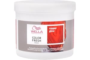 ‎WELLA PROFESSIONALS Wella Professionals Color Fresh Mask Copper Glow - Haarkur zum Beleben und Verändern der Haarfarbe - pflegende Tönung mit Avocadoöl - für mittelblondes, hellbraunes und gefärbtes Haar - 500 ml