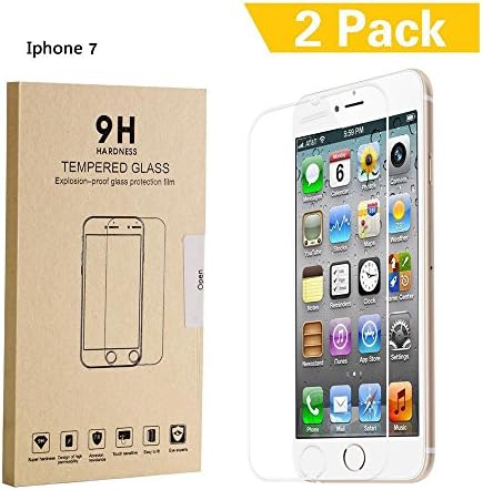 TIOVERY Tempered Glass Screen Protector for Apple iPhone 7 (2-Pack)