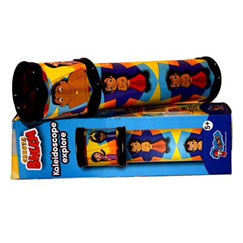 Tokariwala Kidz fav Cartoon Character Colorful Rotating Kaleidoscope Classic Children Toy Educational ---Pack of 5
