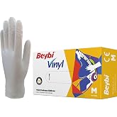 BEYBİ VINYL (VİNİL) ELDİVEN (TEMİZLİK, GIDA, KUAF&Ouml;R, BAH&Ccedil;E, İŞ ELDİVENİ) (MEDİUM (ORTA))
