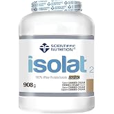Scientiffic Nutrition - Isolat 2.0, Whey Protein, ISO Isolate Protein Supplement with Lactase, Whey Protein Powder - 908g, Co