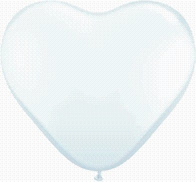 10 Herzballons 5x rot und 5x weiß ca. 38 cm und ein weißes Aufblasventil - 2