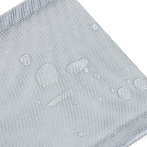 Songmics 5 Ebenen Schuhregal Schuhständer Schuhablage Schuhschrank für 25 paar Schuhe grau 88 x 91 x 28 cm LSR05G - 6