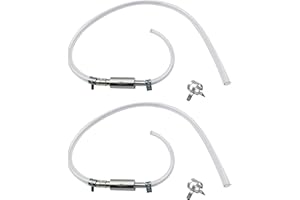 MUNSESI 2Pcs Brake Bleeding Kit, Universal Motorcycle Tool Kit, Reusable Car Brake Bleeder Clutch Bleeding Hose One Way Valve Tube Bleed-ing Tool Kit, Tube B-leeding Tools for Car Motorbike Motorcycle