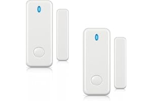 Umeima Sensore per Porte e Finestre Wireless Door Window Sensore Contact Sensor per Sistema di Allarme e Domotica Intelligente Rilevano