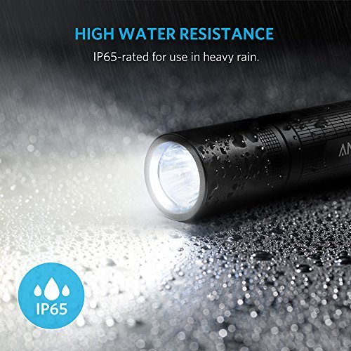 Anker LC40 Taschenlampe Praktische LED Taschenlampe, Superhell 400 Lumen Cree LED, IP65 Wasserfest, 3 Einstellungen Hell / Niedrig / Blinkfunktion für Campen, Wandern, Fahrradfahren und Notfälle - 3