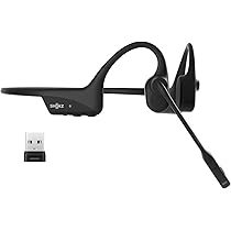 SHOKZ Auriculares de conducción ósea OpenMeet UC, Adaptador USB-A