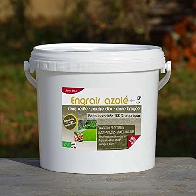 Agro Sens ngrais Sang Séché et Corne Broyée, Enrichi en Poudre d'Os - 8 kg AG-SANG8