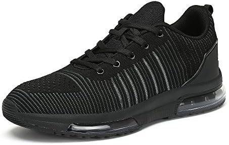 Mens Fitness Shoes Shock Absorbing Air Bubble Sneaker Sport Walking Running Jogging Gym Trainer Shoes