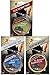 Produktbild Brain Teasers, Mystery Puzzles and Mystery Gram Visual (rebus-style) Puzzles _ Set of 3 Tins with 64 puzzles each _ Bonus Gold Metallic Drawstring Storage Pouch