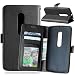 Produktbild Nancen Compatible with Handyhülle Motorola Moto X Play Lederhülle Style Acht Farbe Weich PU Flip Case Ledertasche/Schutz Etui, Karten Slot Foto Wallet Hülle