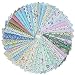 Produktbild 50 Stück 20 cm x 25 cm Blumenmuster bedruckter Baumwollstoff No Repeat Design Quilting Patchwork Stoffe zum Nähen Tilda Puppen Stoff Textil