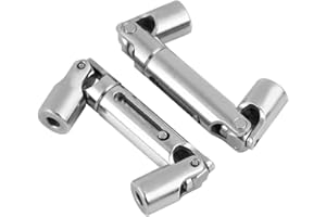 LAZMIN 2PCS arbre de transmission pour camion RC, arbre de transmission en métal pour WPL 1/16 RC échelle camion militaire mise à niveau de remplacement accessoires RC