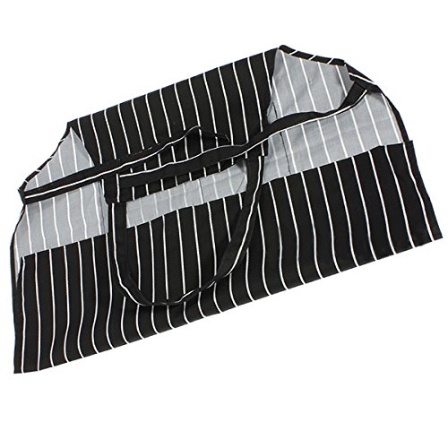 SOLEDI Schürze Kochschürze Streifen Latzschürze Gastronomie Grillschürze Küchenschürze - 5