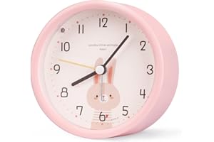 ‎SOCICO SOCICO Kinderwecker Ohne Ticken Analog, Wecker Kinder Jungen Mädchen, Kleine Größe Reisewecker