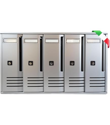 Cassetta Postale Condominiale 10 Ante Professional - Nero Antracite Per Interno