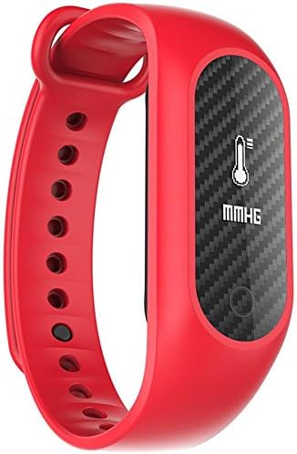 OOXLF B15S Bluetooth Smart Wristband Watch WeChat Movement Pedometer Waterproof for iOS Samsung Android Phones , red