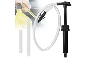 SNAGAROG Pompa Sifone Manuale Pompa Manuale Benzina Lunghezza Tubo 60 cm Pompa a Mano per Benzina per Trasferimento di Liquidi