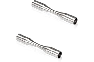 PRIOstahl Lot de 2 connecteurs flexibles - Barre de remplissage flexible - Support de traverse - Diamètre : 10 mm - Pour tige transversale - Barre ronde - Tube - Rampe d'escalier - Balustrade -