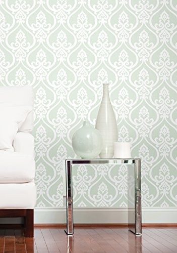 BHF dl22803 Antalia mint Nouveau Damast Tapete – (1) - 2