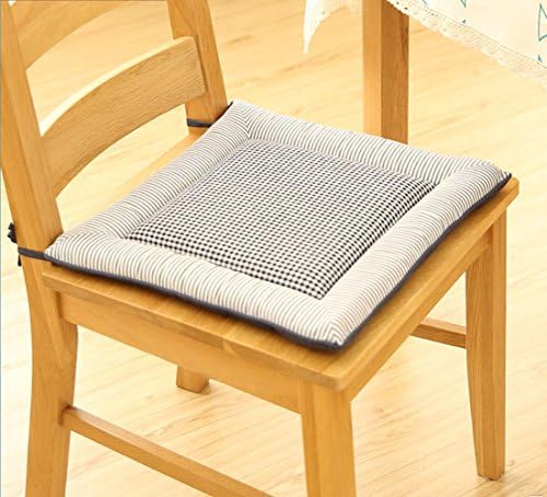 Chair cushion dining chairs office chairs the seat cushion 42*42cm, breathable thick blue small wire