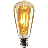 Şahnet 4W Dim Rustik Led Ampul Sarı Işık Armut Edison Ampul