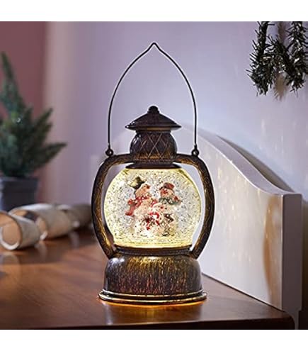 Konstsmide LED Kirche, Wassergefüllt, 5h Timer, Warm Weiße Diode