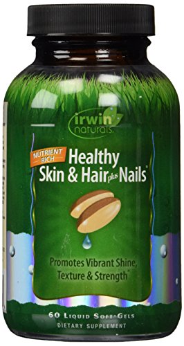 Preisvergleich Produktbild Irwin Naturals - Healthy Skin & Hair Plus Nails - 60 softgels by Irwin Naturals (English Manual)