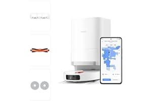 XIAOMI Robot Vacuum X20+, Station Tout-en-Un avec vidage, Lavage & séchage Auto, Aspiration 6000 Pa, évitement d’Obstacles S-Cross™, Navigation LDS, Commande vocale Via Mi Home.