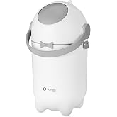 LIONELO PureBin Anti-Odor Diaper Bin, 10L Baby Diaper Container, Diaper Bin with Universal Bags, One Hand Use, Easy to Clean