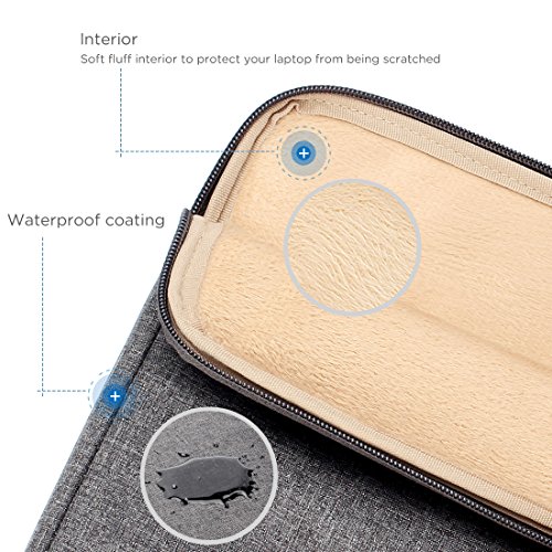 DOMISO 14  Laptop Sleeve Vertikalen Stil Wasserabweisend Laptop Sleeve Case Bag H  lle Schutzh  lle Notebook Tasche Schutzabdeckung f  r 14 Zoll Noteb