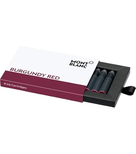Diamine Tintenpatronen Maroon – 6 Stück, Standard-Pelikan-Format, Säurefrei
