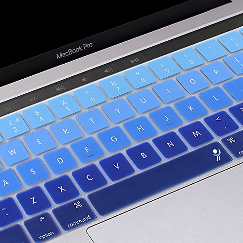 Price comparison product image ProElife 2016 NEW Ultra Thin Silicone Keyboard Cover Skin for MacBook Pro 13" MacBookPro 15"(with Multi-Touch Bar and Retina) (1 pcs keyboard cover