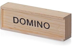 ECOTRONIC CHILDREN'S WOODEN BOXED DOMINOES SET