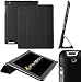 Produktbild Invision® iPad 2 iPad 3 und iPad 4 Intelligente Hülle - Tolles Design - Magnetische Aufweck/Schlaf-Funktion - Hochwertiges PU-Leder (iPad 2 3 4 / Schwarz)