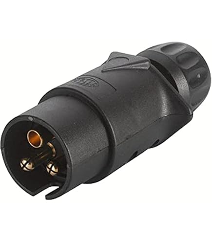 Prise Remorque 7 Pôles HELLA - Noir/Blanc | ISO 3732 Type S | Lot De 25 Pièces