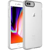 Spia Apple iPhone 8 Plus ile uyumlu Kılıf Şeffaf Primula Kamera Korumalı Kapak Koruyucu Tasarım (Apple iPhone 8 Plus, Şeffaf)