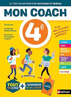 Nathan Mon coach 4e - Réviser toutes les matières de la 4e avec l'accompagnement d'un coach pour être efficace et serein