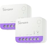 SONOFF MINI-RBS Persiana WiFi 2,4 G control porcentual, sin neutro 2 uds