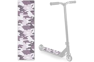 Scorpion Scooters Pro Grip Tape Replacement for Stunt Scooter Deck Grip Self Adhesive Water Resistant Silicon Carbide Griptape! Factory Cut 16.5" x 4.5" fits 98% of scooters inc Adult, Kids push scooters and electric scooters.