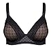 Intimate Portal Women's Chic to Chic Non-wired Soft Cups Nursing Bra Black Checkered 38DD 85E