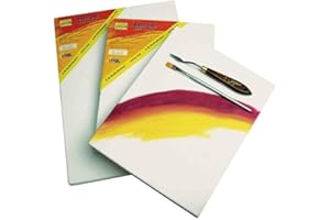KREUL 644050 - Solo Goya 3D Stretched Canvas Basic Line, châssis 40 x 50 cm, extra profond env. 3,8 cm, 100% coton 4 fois apprêté, pour huile, acrylique et gouache