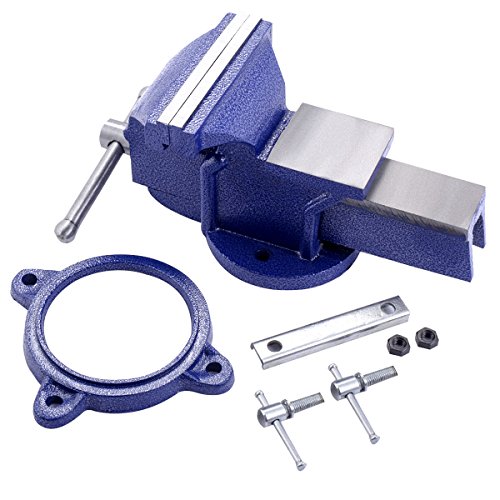 Schraubstock Amboss 360° drehbar Drehteller Werkbank Werkbankschraubstock 150mm- 8,5kg - 7