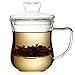 Produktbild Glasbecher mit Glassieb und Deckel, für losen Tee, 300 ml