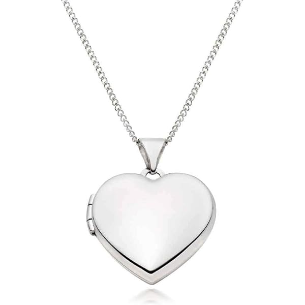 Collana Tuscany Silver Con Ciondolo Cuore In Argento 925 Riciclato - Catena Grumetta 46cm Per Donna