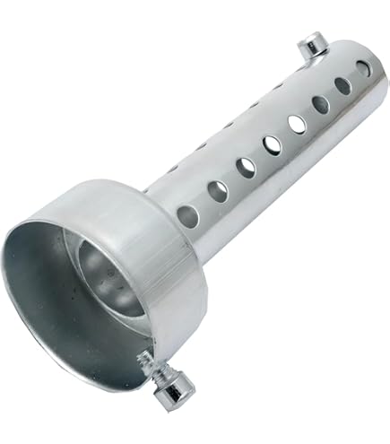 Silenziatore Universale Per Motociclo - DB Killer Argento 45mm, Riduzione Rumore Scarico - Foto 12